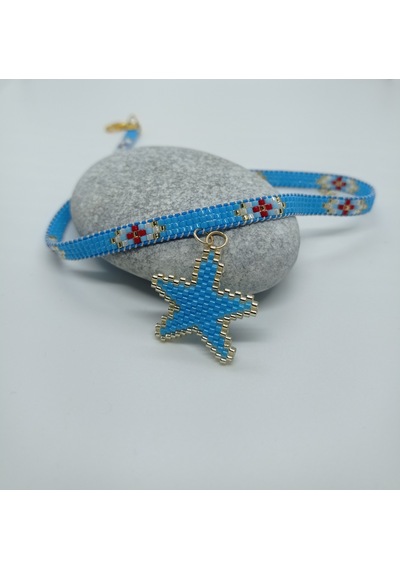 Miyuki Yıldız Choker Kolye Çok Renkli