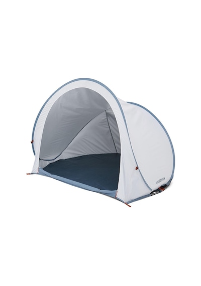 Quechua Outdoor Kamp Gölgeliği - 2 Kişilik - 2 Seconds Fresh Koyu Petrol Mavisi/buzlu Kahve