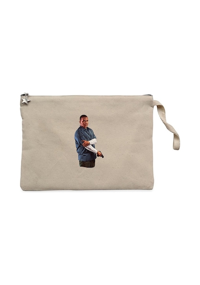 GTA Rifleman Human Krem Clutch Astarlı Cüzdan / El Çantası Krem