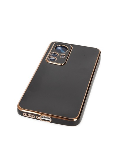 Xiaomi Mi 12t Pro Uyumlu Kılıf Volet Silikon - Siyah