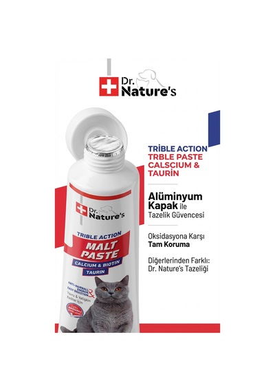 Dr. Nature's Kedi Malt Macun Tüy Yumağı İçin Hairball 100 G