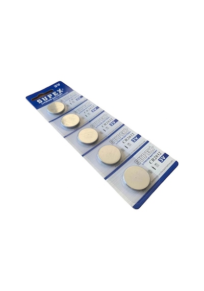 Supex Cr2032 3v Lityum Düğme Pil 5'li Kart Paket