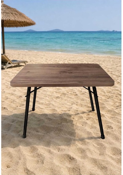 Katlanır Kamp Masası 45x60 Balkon Bahçe Masası Piknik Masası Atlantikçam