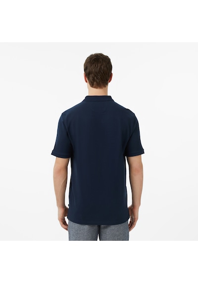 Nautica Erkek Lacivert Regular Fit Polo Yaka T-shirt Düz K65000t Lacivert