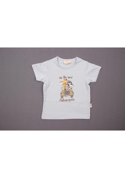 Mini Damla T-shirt Safari Mavi Mavi