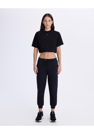Kappa Authentic Alena T-shirt Kadın Siyah Oversize Tişört