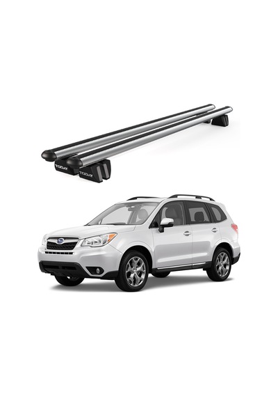 Pençe Subaru Forester 2013-2018 Uyumlu Gri Ara Atkı Port Bagaj Tavan Barı
