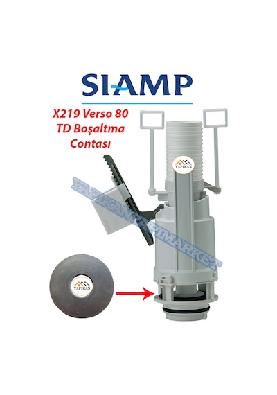 Siamp Verso80td Gömme Rezervuar Boşaltma Grubu Contası 2.4x6.3 Cm Siamp Verso80Td 2.4X6.3 CM