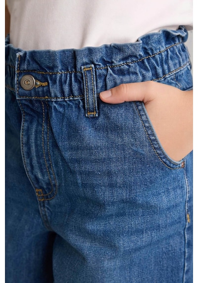 Defacto Paperbag Jean Pantolon Kız Çocuk G0256a826spnm28 Mavi-nm28