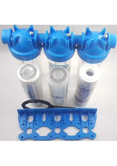Atlas 10'' Housing 3'Lü Kuyu Suyu Filtre Bina Girişi Daire Girişi