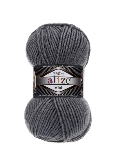 Alize Süperlana Midi 87 Kömür Gri
