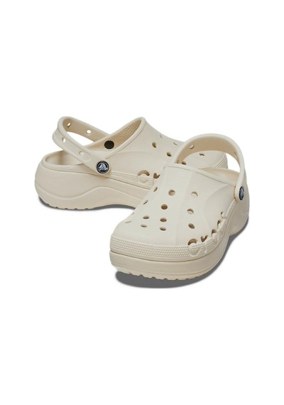 Crocs 208186 Baya Platform Clog Kırık Beyaz Unisex Terlik Kırık Beyaz