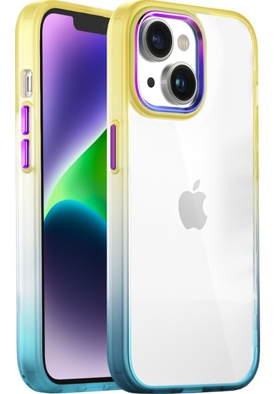 Buff Apple Uyumlu iPhone 14 Plus Air Bumper Rainbow Kilif 560957132