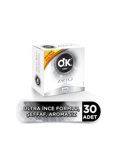Okey Zero Ultra Prezervatif 30'lu