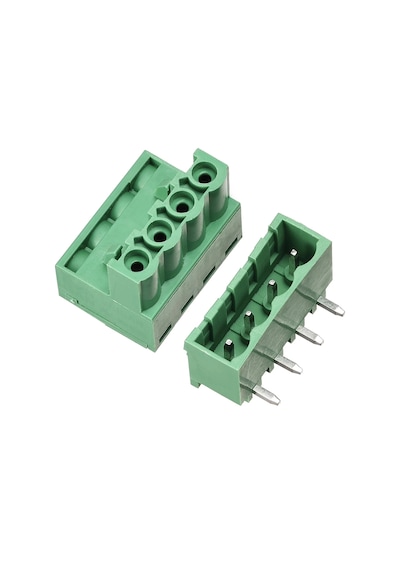 4 Pin 7.62mm Geçmeli 90c Takım Klemens