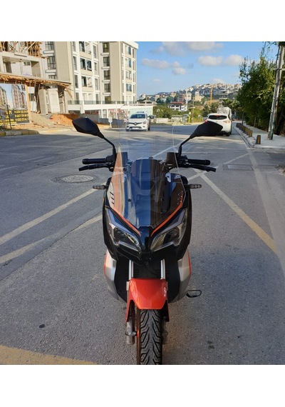 Motocam Qj Atr 125 Ön Cam 2023-2026 Model 75cm Şeffaf Renkli 4mm Uzun