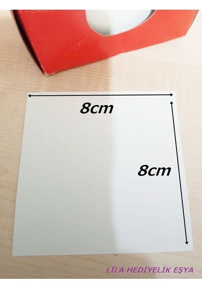 1000 Yaprak Küp Not Kağıdı 8x8 Cm / Not Kağıdı / Küp Blok Not / 1000 Yaprak Not Kağıdı 8 8 330ıserı