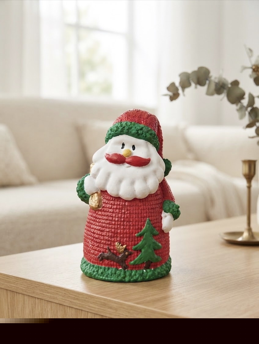 Yeni Yıl Konseptli Noel Baba Süsü, Ev Dekorasyon Objesi Ve Yılbaşı Hediyesi Çok Renkli