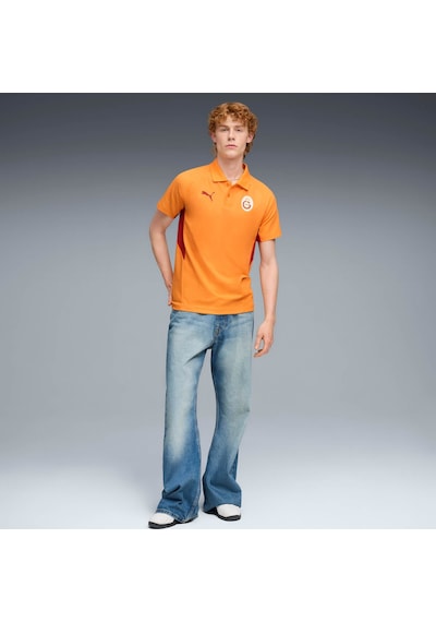 Puma Galatasaray Evostrıpe Erkek Polo 782905 06 Turuncu