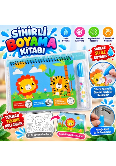Bk010-bk003 Sihirli Boyama Kitabı