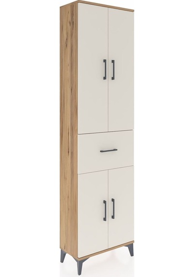 Arges Dolap 2 Raflı Tek Çekmeceli Tek Askılı 60x30x221 Çam-ay... Çam Arges Dolap 2 Raflı Tek Çekmeceli Tek Askılı 60x30x221 Çam-ay... Çam