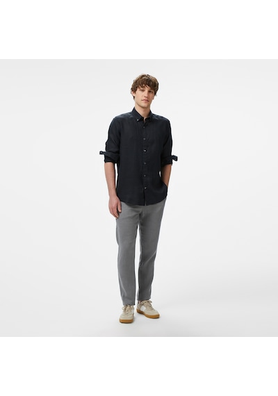 Nautica Erkek Gri Jogger Keten Pantolon Düz P55116t Gri