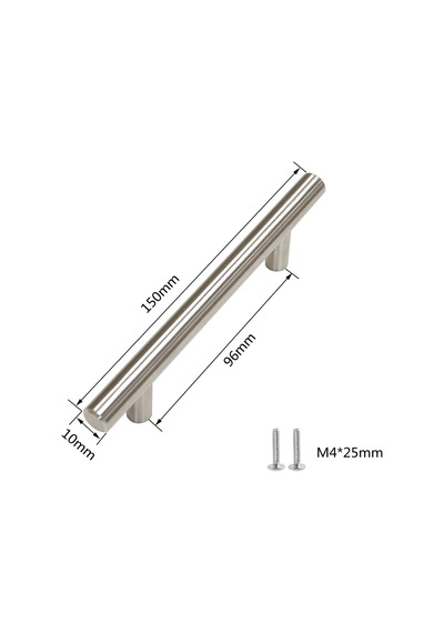 Paslanmaz Dolap Kulbu 96 Mm Saten - 604710352 Saten