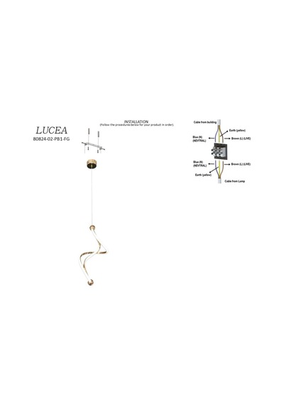 Lucea Petro Büyük Boy Ledli Sarkıt 3000-6000k 19w Çok Renkli