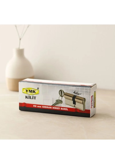 Jenerik 90mm Nikel Saten Cerman Barel Silindir 2 Anahtar