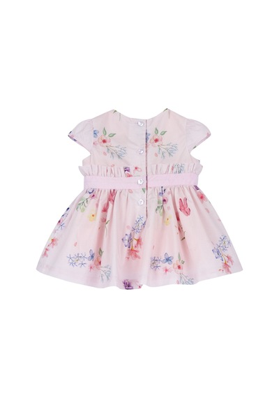 Chicco Kız Bebek Kısa Kollu Elbise 09101841000000 000011 Pembe