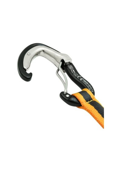 Kong Panic Xl 45 Cm Otomatik Kapanan Uzatmalı Karabina 23 Kn Yardımcı Tırmanış Ekipmanı 907set002k Siyah