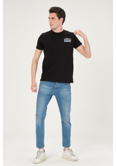 Rich Erkek Yıkamalı Basic T-shirt Tişört %100 Pamuk Tişört SIYAH Rich Erkek Yıkamalı Basic T-shirt Tişört %100 Pamuk Tişört SIYAH