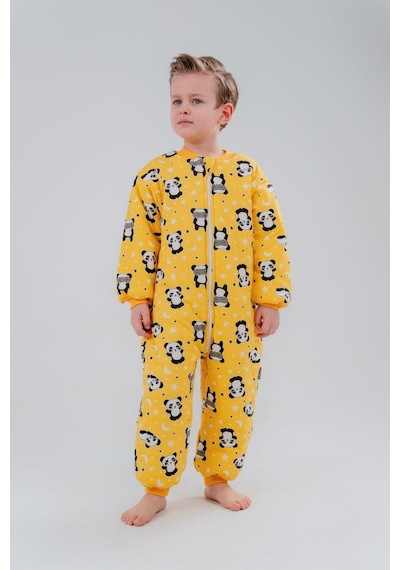 Cantoy Erkek Bebek 2.5 Tog Desenli Uyku Tulumu 2 Yaş Sarı
