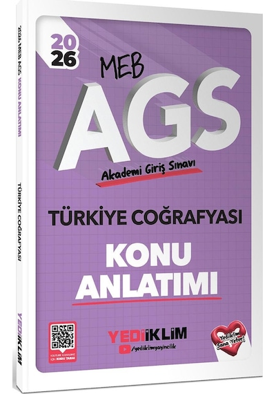 Yediiklim Yayınları 2026 Meb Ags Türkiye Coğrafyası Konu Anlatımı