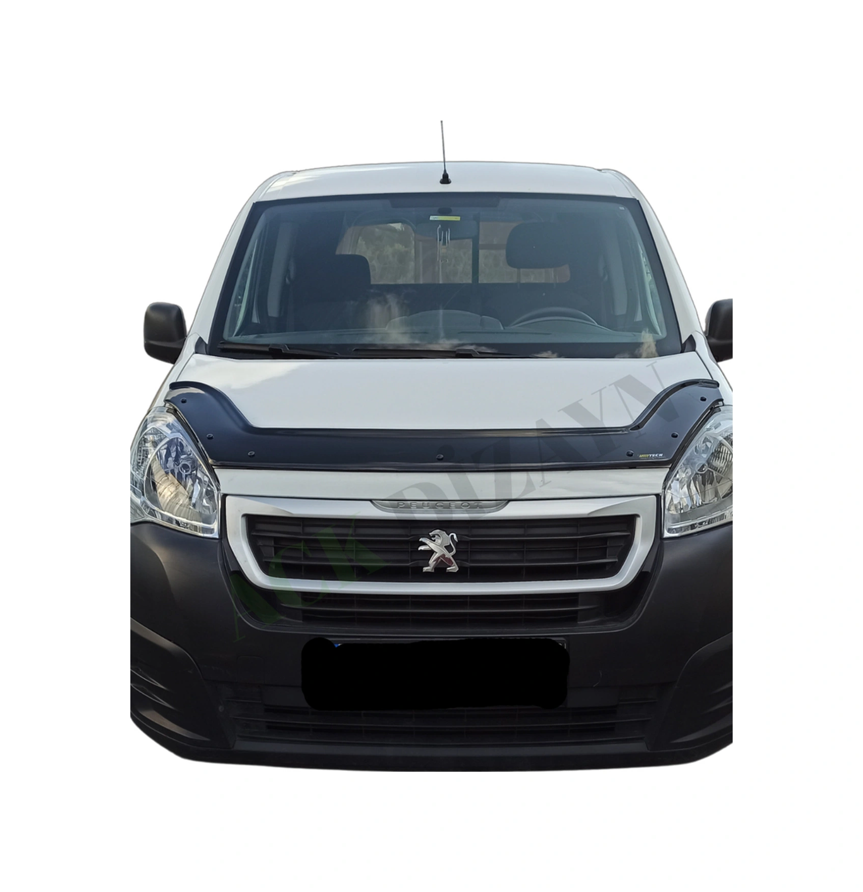Peugeot Partner 2008-2016 Araca Özel Kaput Rüzgarlığı A+ 4mm