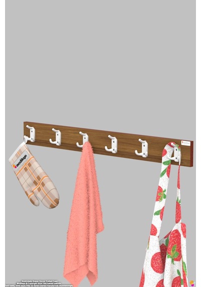 Arı 18 Kancalı Mutfak Askısı 3'lü Set 81,4x9,6 Cm - Şık Tasarım, Çok Amaçlı Düzenleyici Ve Yer Tasarrufu Kahverengi Arı 18 Kancalı Mutfak Askısı 3'lü Set 81,4x9,6 Cm - Şık Tasarım, Çok Amaçlı Düzenleyici Ve Yer Tasarrufu Kahverengi