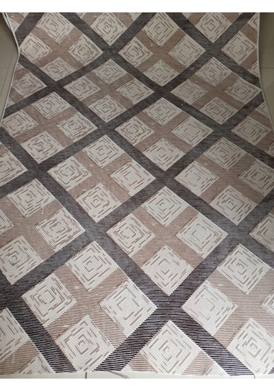 Kahverengi Yumuşak Yıkanabilir Kaymaz Dört Mevsimlik Salon, Banyo, Balkon, Genç Odası Kesme Halı