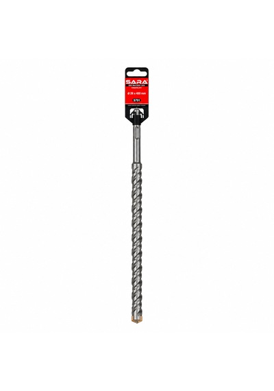 Sara S751 Sds Plus Matkap Ucu 28 X 450 Mm, 2 Kesicili Tungsten Karbür Uçlu
