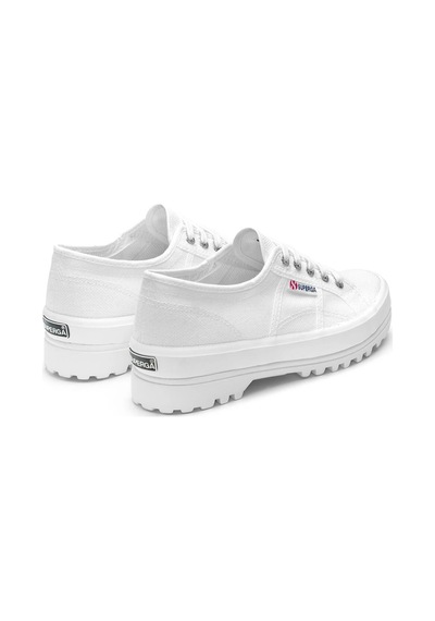 Superga 2555 Alpina Unisex Beyaz Bileksiz Sneaker Siyah