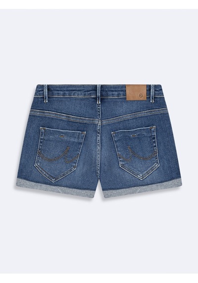 LTB Judıe Düşük Bel Jean Mid Indigo Şort