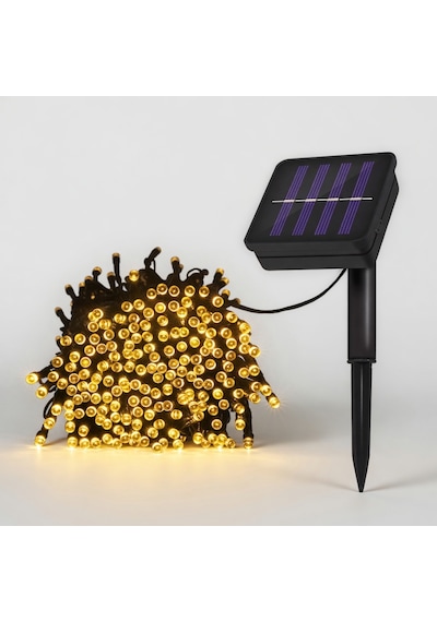 12 Metre Güneş Enerjili Solar Bahçe Aydınlatma Led Işık Lamba Siyah Dış Kaplamalı Günışığı