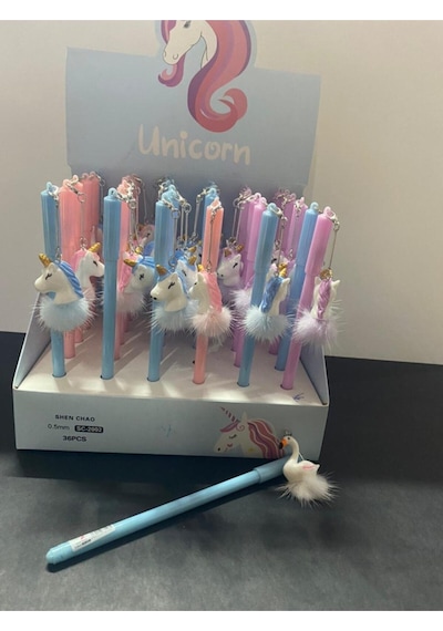 Flamingo Tükenmez Kalem Beyaz Mavi