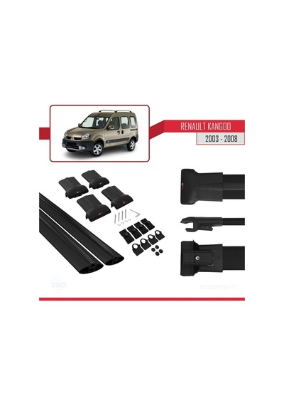 Renault Kangoo X76 Post-facelift 2003-2008 Arası İle Uyumlu Fly