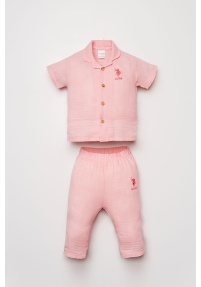 U.S. Polo Assn. U.s Polo Assn. Kız Bebek Pembe Takım Usb2978-c-v4 Pembe