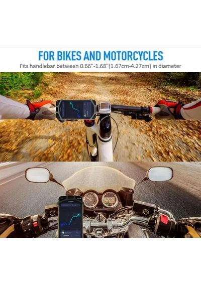 Esnek Silikon Örümcek Bisiklet Ve Motosiklet Telefon Tutucu Güvenli Ve Pratik Sürüş Deneyimi İçin 2 Mixed