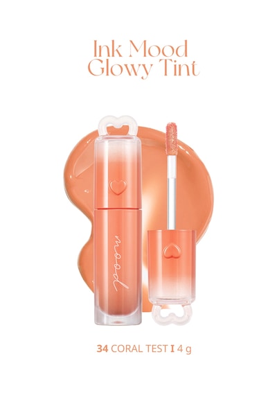 Perıpera Ink Mood Glowy Tint 34 Coral Test School Of Hip 34 Coral Test