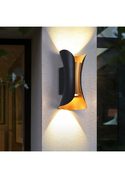 Lagos 10 Watt Abs Plastik Kasa Gün Işığı Dekoratif Led Aplik, Bahçe, Villa Dış Cephe Armatürü Diğer