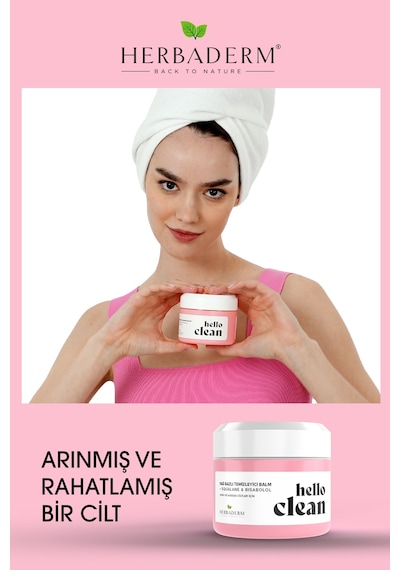 Herbaderm Hello Clean Kuru ve Hassas Ciltler İçin Yağ Bazlı Temizleyici Balm 100 ML