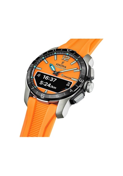 Festına F23000/7 Connected D Orange Erkek Kol Saati Gri