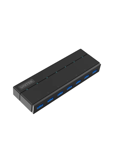 Unıtek 7port Şarj Destekli Usb Hub Apple Uyumlu iOS +wın Y-3184